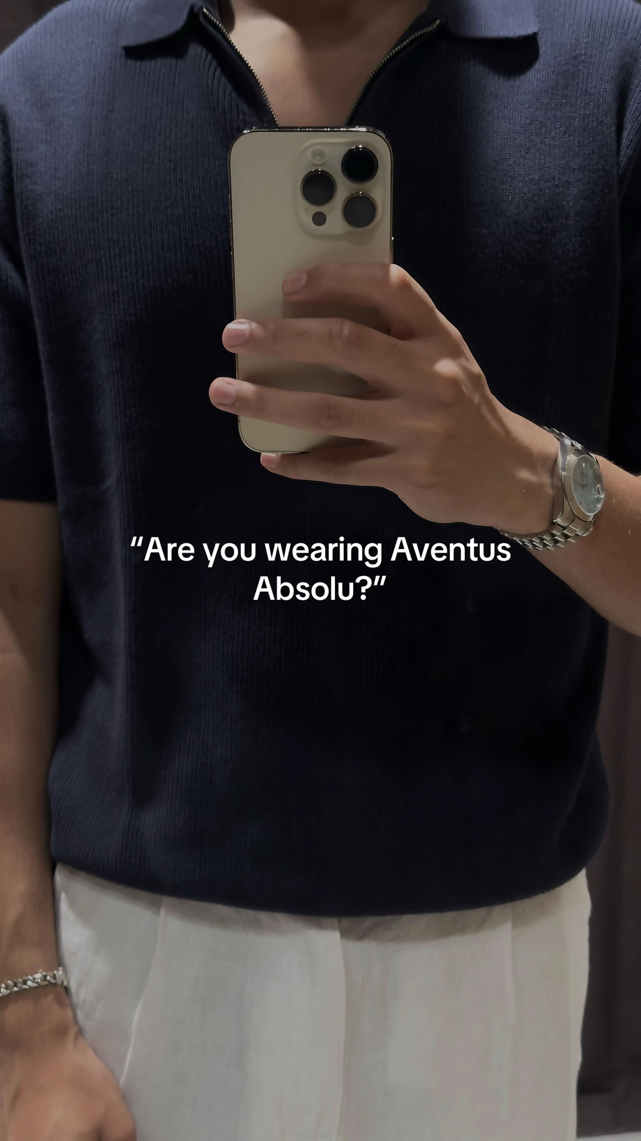 Are you wearing Aventus Absolu?