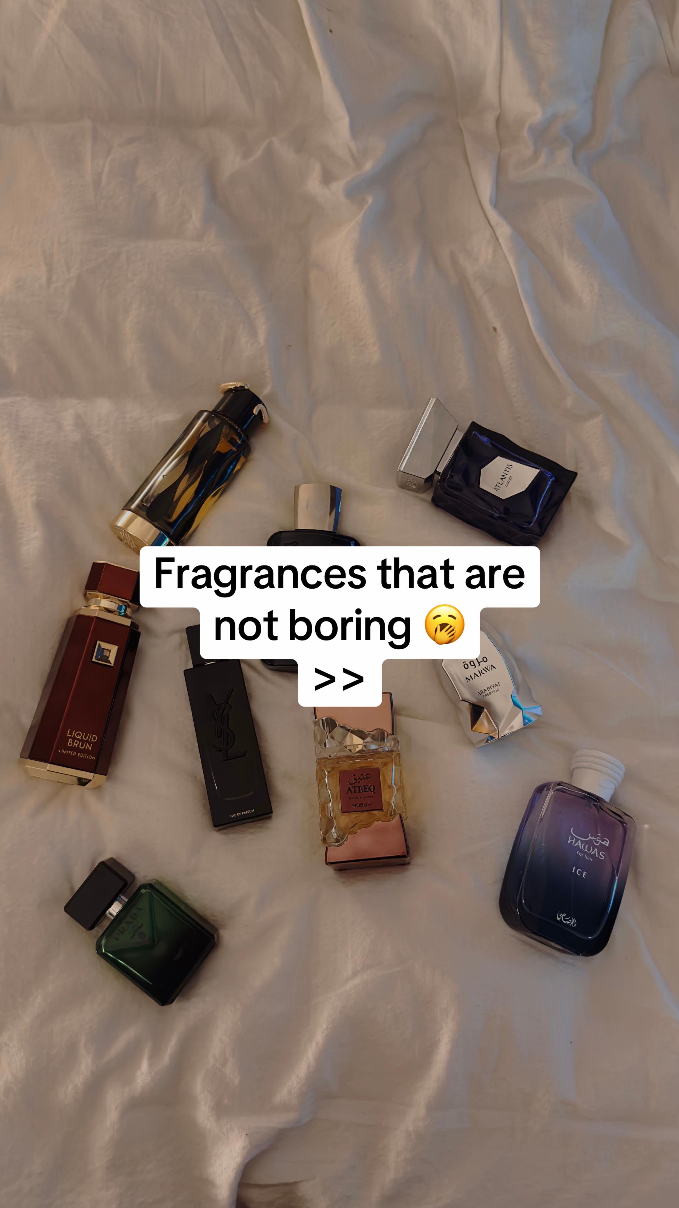 Fragrances that are not boring